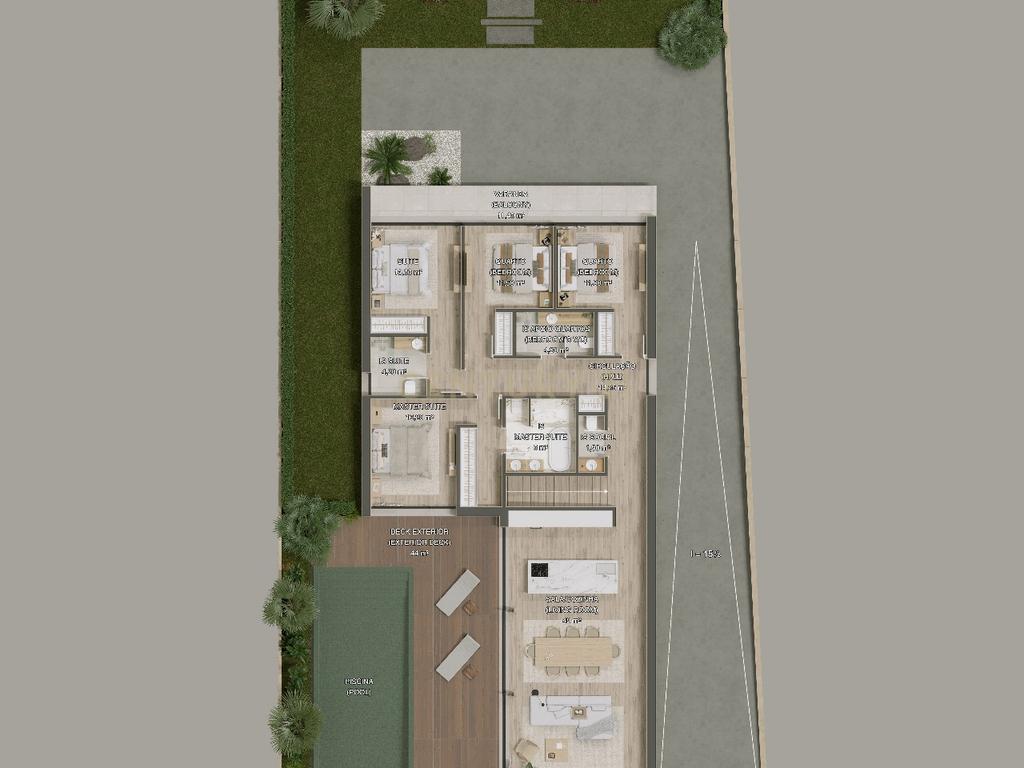 Moradia T4 inserida em Lote com 640m2 no Barril, Encarnação - Image 51